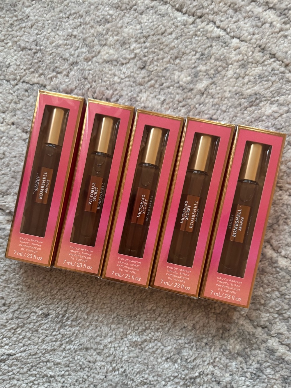 Victoria Secret- bombshell bronze travel spray bundle